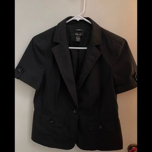 Style & Co - short sleeve black blazer size 12